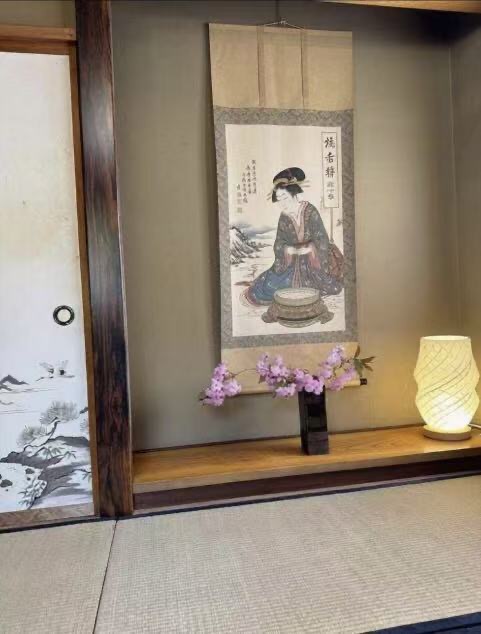 和傘の天井装飾